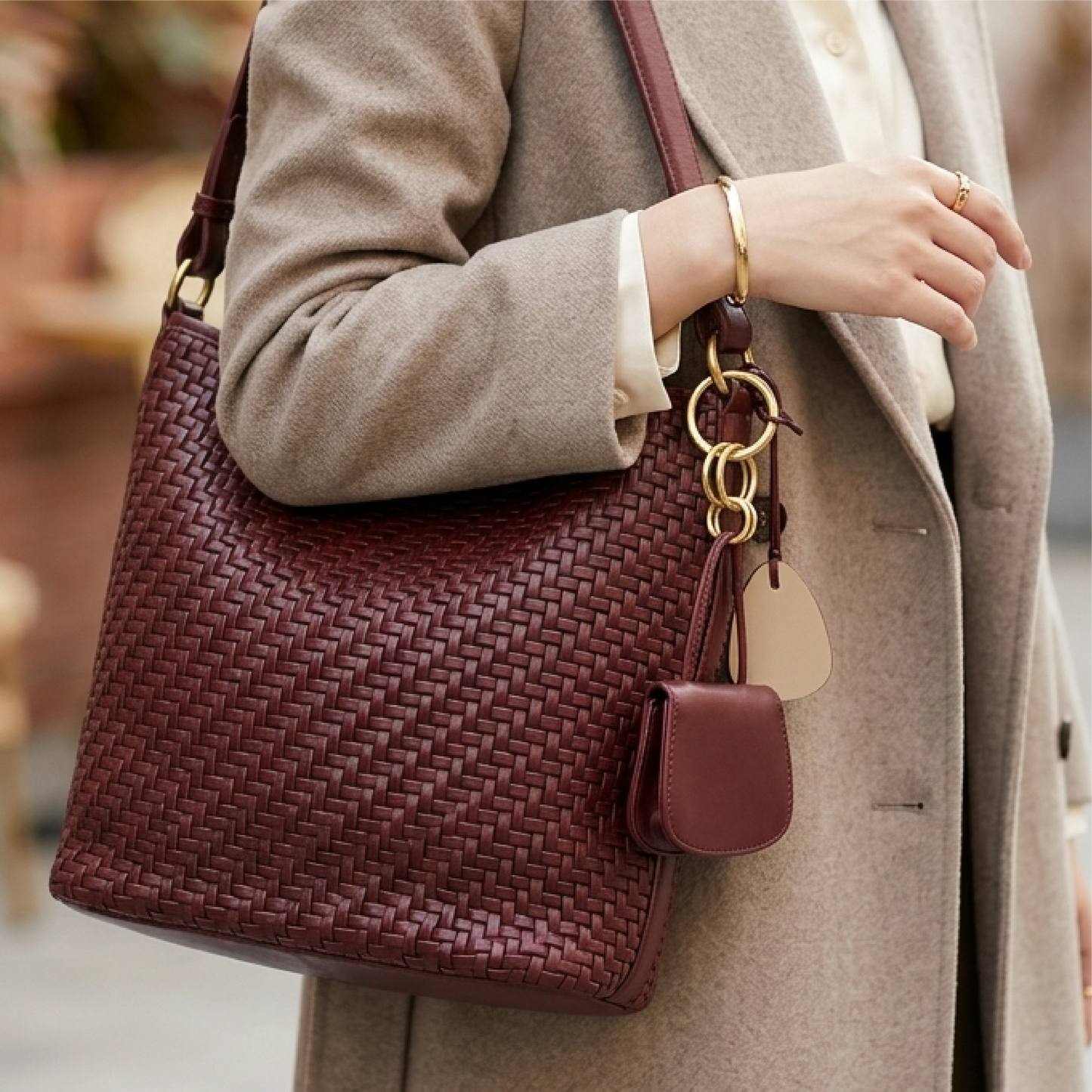 Shoulder bag - Woven Tote