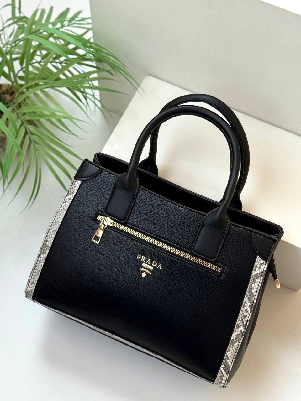 Saffiano Leather Tote