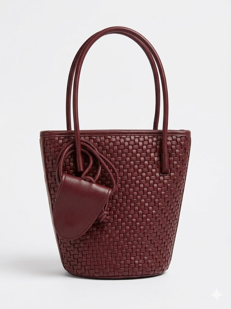 Woven Bucket Bag